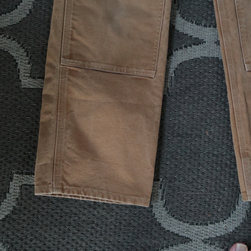 Carhartt Double Knee Pants B01 BRN Loose Original Fit Made in USA 30X30 Rare - Picture 12 of 12